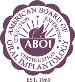 American Board of Oral Implantology — Board Certification seal